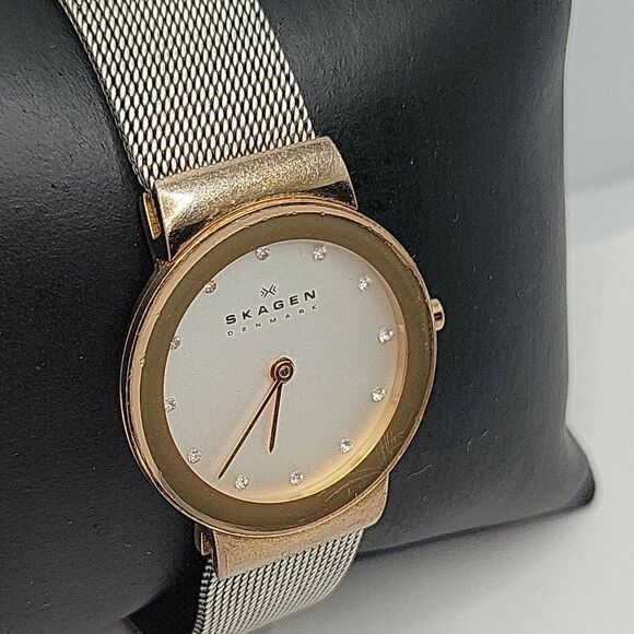 Skagen Freja 358SRSC Womens Stainless Steel Analog Dial Quartz Wrist Watch AM586 main image 5